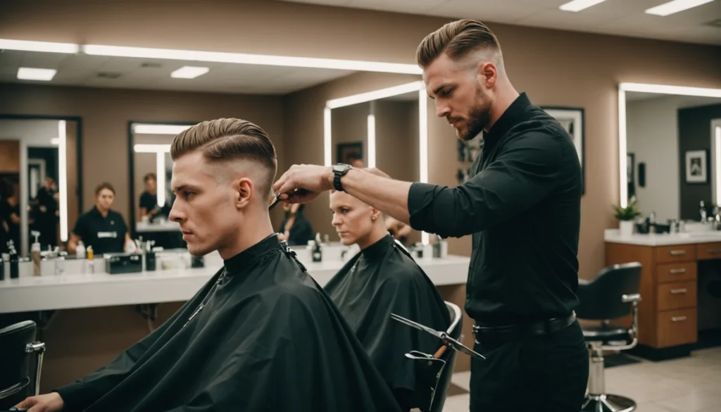 taper coiffure