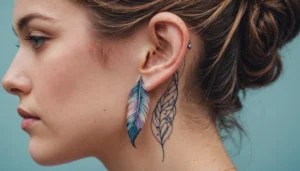 tatouage derriere oreille signification