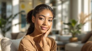 couleur brune peau claire