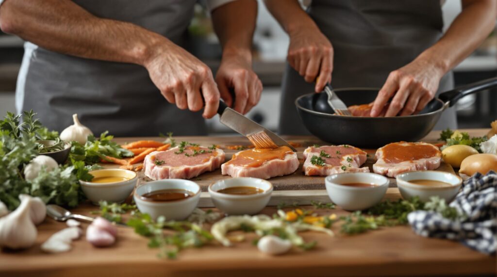 marinade cote de porc