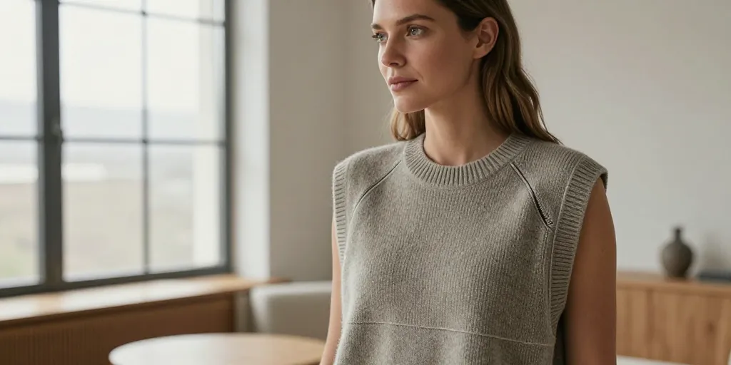 Les tendances 2026 autour du gilet en cachemire pour femme : style, confort et innovation
