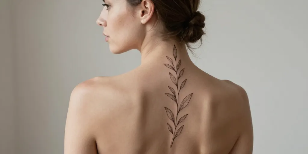 tatouage dos femme